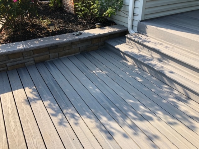 view of grey deck